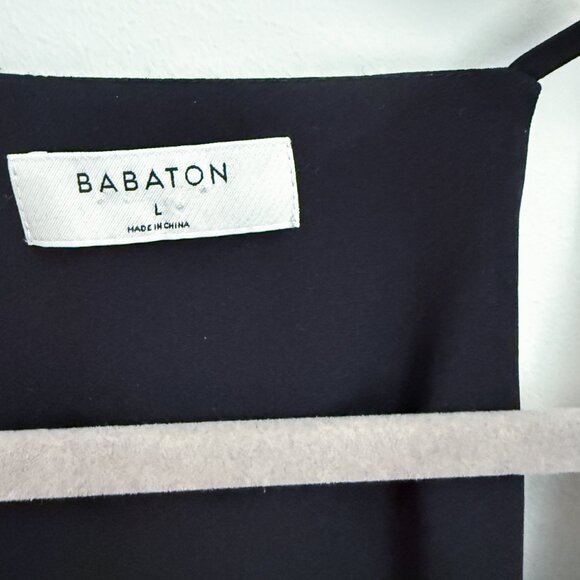 ARITZIA - DAMAGED - Split Seam Long Tank - Women's - Black - Large - Picture 2 of 4